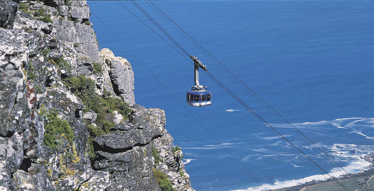 Cable Car up Table Mountain