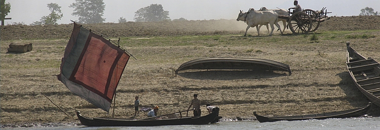 Banks of the Irrawaddy - photo by Dean Harden
